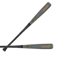 Mizuno MZMC 271 Maple/Carbon Elite Wood BBCOR Baseball Bat Grey / Black 32" 32"