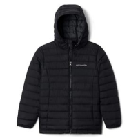 Columbia Powder Lite Hooded Insulated Jacket - Kids' BLACK S