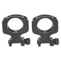 Warne Tact 30mm U-high Ar15 Flat Top Rings BLACK 30 mm