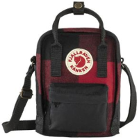 Fjallraven Kanken Re-Wool Sling Bag - 2.5L Red / Black One Size