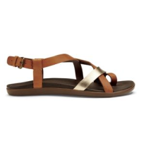 Olukai Upena Sandal - Women's Mustard/Bubbly 6 REGULAR