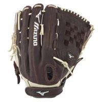 Mizuno Franchise Series Softball Glove - Fastpitch Coffee / Silver / Tartan Web 12" Left Hand Throw
