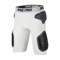 Nike Pro HyperStrong Football Shorts- Men's White / Black XL