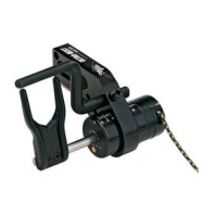 QAD Ultra-Rest Hunter Fall-Away Arrow Rest BLACK Left Hand