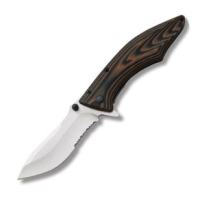 Outdoor Edge Conquer Folding Knife Bitone SS 8Cr13MoV 3.5"