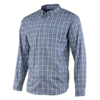HUK Tide Point Woven Plaid Long Sleeve - Men's Sargasso Sea M