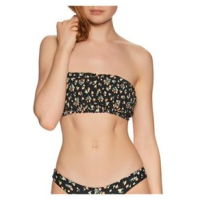Billabong Sweet Side Tube Bikini Top - Women's Black Pebble L