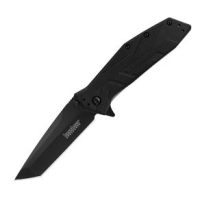 Kershaw 1990 Brawler Folding Knife Black Black 8Cr13MoV