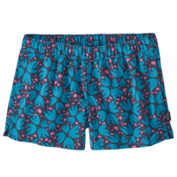 Patagonia Barely Baggies Short - Women's Pollen Confetti / Dolomite Blue L