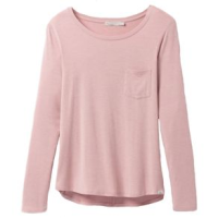 prAna Foundation Long Sleeve Crew - Women's Rosette Heather XL