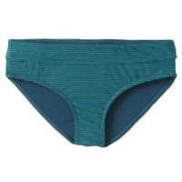 prAna Ramba Full Coverage Bikini Bottom - Women's Atlantic Wabi Stripe M