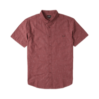 Billabong All Day Short Sleeve Shirt Oxblood S