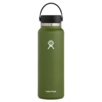 Hydro Flask Wide Mouth 40 oz Insulated Water Bottle Olive 40 oz
