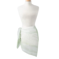 prAna Stellium Sarong Celadon Plaid One Size