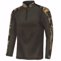 Terramar ZT Tracker 1/4-zip Pullover Jacket Mossy Oak Break-Up Country / Dark Loden L