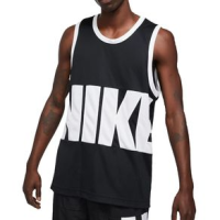 Nike Dri-FIT Basketball Jersey - Men's Black / Black / White / White M
