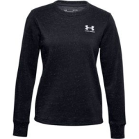 Under Armour UA Rival Fleece Low Cut Crew Sweatshirt - Women's Black / White S