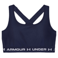 Under Armour Mid Crossback Sports Bra - Women's Midnight Navy / Midnight Navy / White XL