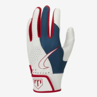 Nike Trout Force Edge Batting Glove - Youth Game Royal / University Red / White M
