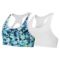 Nike Swoosh Reversible Sports Bra - Girls Royal Pulse / White / Orange Chalk Youth L