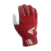 Easton Walk-off Batting Gloves - Youth White / Red M