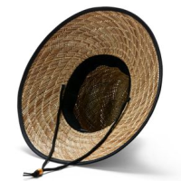 Hemlock Hat Co Midnight Straw Hat Black One Size