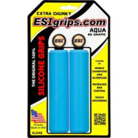 ESI Extra Chunky Silicone Bike Handle Grips AQUA