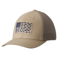 Columbia PFG Mesh Fish Flag Ball Cap Tusk L / Xl