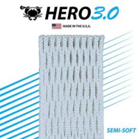 ECD Hero 3.0 Lacrosse Mesh Stringing Piece WHITE SEMISOFT