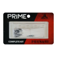 Jimalax Prime Semi-Soft Lacrosse Mesh Stringing Kit White One Size