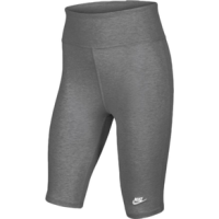 Nike High-Rise Bike Short Girls' - 9" Carbon Heather / White L 9" Inseam
