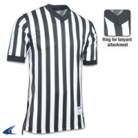 Champro Sports Dri-Gear Basketball Referee Jersey Black / White M