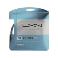Luxilon ALU Power Feel 18 (1.20mm) Tennis String Gray 120
