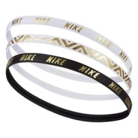 Nike Metallic Headbands - Women's White / Black One Size 3 Pack