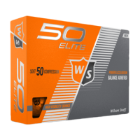Wilson Fifty Elite Golf Ball (12 Pack) Orange