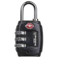 Bulldog Cases TSA Lock with Steel Shackle BLACK