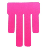 Blacktop Shape 3 Kinesiology Tape Pink One Size