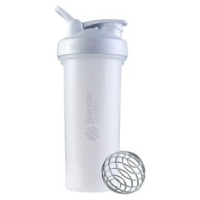Blender Bottle Classic Water Bottle White 28 oz