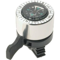 Dimension Bike Parts Compass Bell Silver/Black