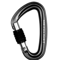 Metolius Bravo Key Lock Screw-Lock Carabiner BLACK