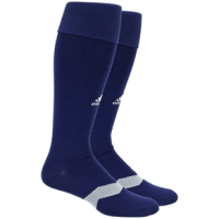 adidas Metro IV Soccer Sock Dark Blue / White / Clear Gray S