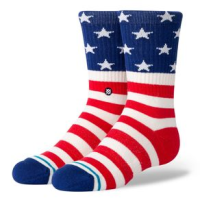Stance The Fourth ST Crew Sock - Youth Birch White L