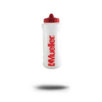 Mueller Sports Medicine Quart Water Bottle W/ Sure Shot Squeeze Cap RED 32 oz