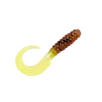 Strike King Mr. Crappie Grub Pumpkinseed-Chart 2"