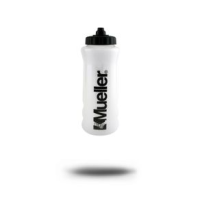 Mueller Sports Medicine Quart Water Bottle W/ Sure Shot Squeeze Cap BLACK 32 oz
