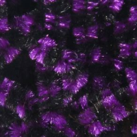 Hareline Fly Fish Food Small Stonefly Chenille Black / Purple #7