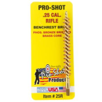 Pro-Shot .25CAL Rifle Benchrest Brush 8 x 32 Thread Bronze 25 Cal