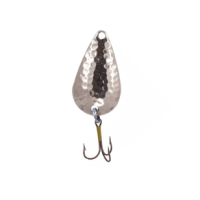 Rainbow Plastics Pot-o-Gold Lure Hammered Nickel 1/4 OZ 1-3/4"