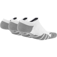 Nike Everyday Max Cushioned Training No-Show Socks - Women's White/Wolf Grey/Anthracite M