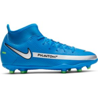 Nike Jr. Phantom Gt Club Dynamic Fit Multi-Ground Soccer Cleat - Youth Photo Blue / Metallic Silver / Rage Green 2.5Y REGULAR